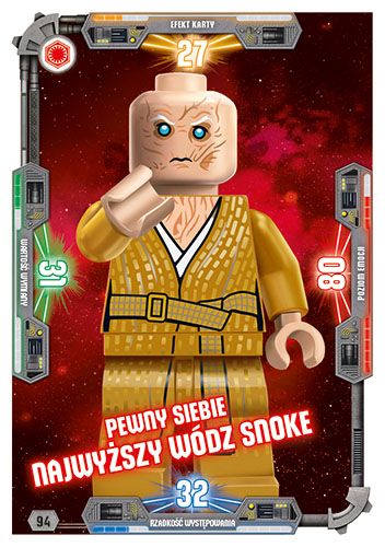 LEGO® Star Wars® TCC3 - Nr  94: Pewny siebie Najwyższy Wódz Snoke