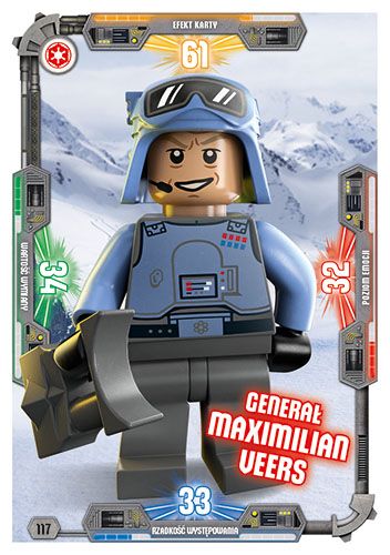 LEGO® Star Wars® TCC3 - Nr  117: Generał Maximilian Veers