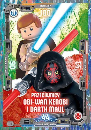 LEGO® Star Wars® TCC3 - Nr  119: Przeciwnicy Obi-Wan Kenobi i Darth Maul