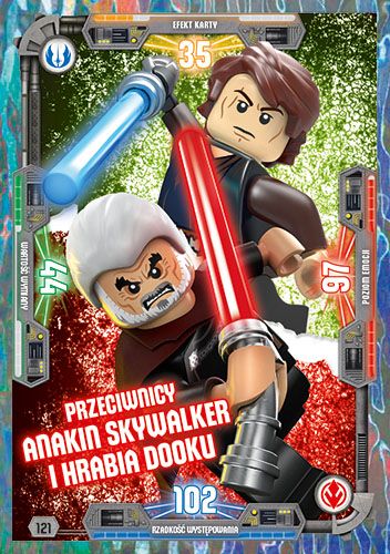 LEGO® Star Wars® TCC3 - Nr  121: Przeciwnicy Anakin Skywalker i Hrabia Dooku