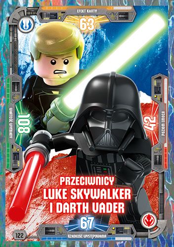 LEGO® Star Wars® TCC3 - Nr  122: Przeciwnicy Luke Skywalker i Darth Vader