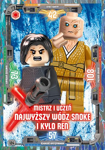 LEGO® Star Wars® TCC3 - Nr  124: Mistrz i uczeń Najwyższy Wódz Snoke i Kylo Ren