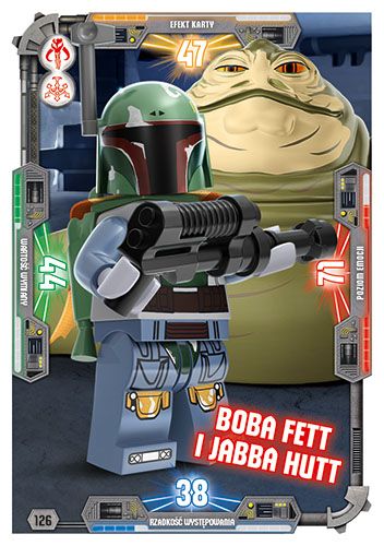 LEGO® Star Wars® TCC3 - Nr  126: Boba Fett i Jabba Hutt
