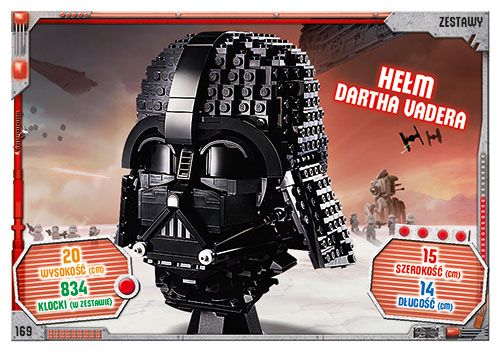 LEGO® Star Wars® TCC3 - Nr  169: Hełm Dartha Vadera