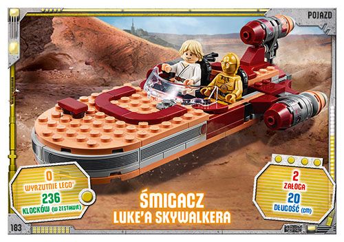 LEGO® Star Wars® TCC3 - Nr  183: Śmigacz Luke’a Skywalkera