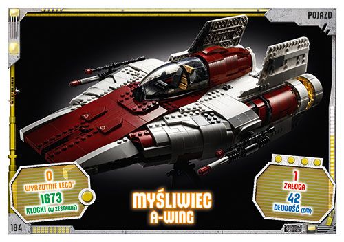 LEGO® Star Wars® TCC3 - Nr  184: Myśliwiec A-wing