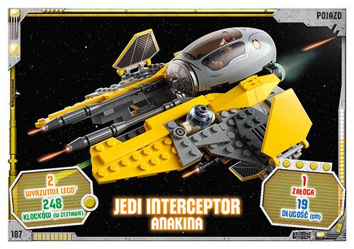 LEGO® Star Wars® TCC3 - Nr  187: Jedi Interceptor Anakina