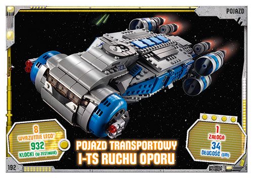 LEGO® Star Wars® TCC3 - Nr  192: Pojazd transportowy I-TS Ruchu Oporu