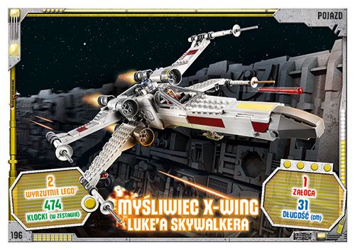 LEGO® Star Wars® TCC3 - Nr  196: Myśliwiec X-Wing Luke’a Skywalkera
