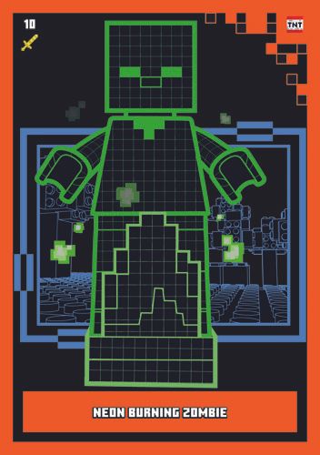 LEGO® Minecraft™ TCC2 - Nr 10: Neon Burning Zombie