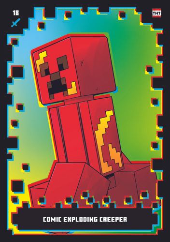 LEGO® Minecraft™ TCC2 - Nr 18: Comic Exploding Creeper