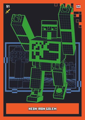 LEGO® Minecraft™ TCC2 - Nr 51: Neon Iron Golem