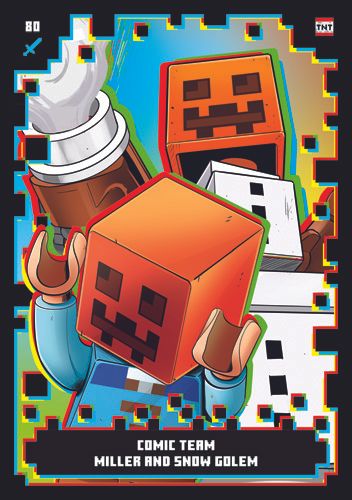 LEGO® Minecraft™ TCC2 - Nr 80: Comic Team Miller and Snow Golem