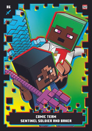 LEGO® Minecraft™ TCC2 - Nr 86: Comic Team Sentinel Soldier and Baker