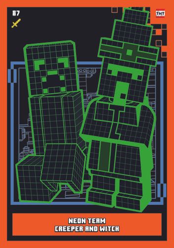 LEGO® Minecraft™ TCC2 - Nr 87: Neon Team Creeper and Witch