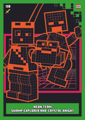 LEGO® Minecraft™ TCC2 - Nr 138: Neon Team Swamp Explorer and Crystal Knight