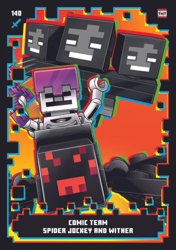 LEGO® Minecraft™ TCC2 - Nr 140: Comic Team Spider Jockey and Wither