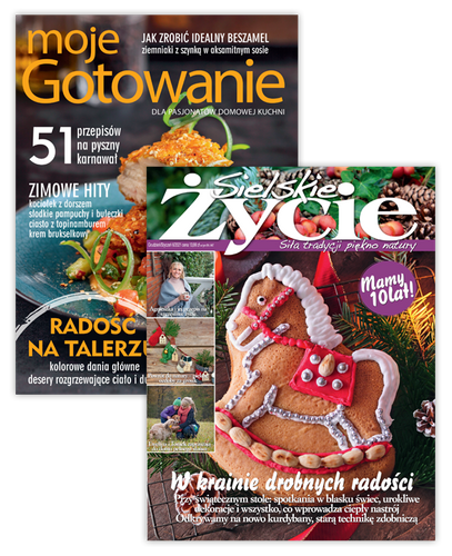 Roczna prenumerata pakietu magazynów Sielskie Życie i Moje Gotowanie