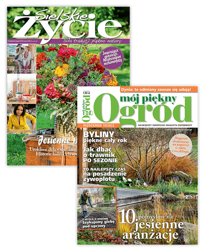 Pakiet rocznych prenumerat magazynów Sielskie Życie i Mojego Pięknego Ogrodu!