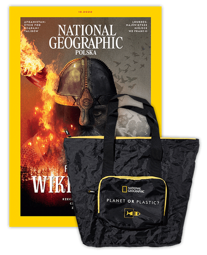 Roczna prenumerata National Geographic + składana torba 'Planet or Plastic'