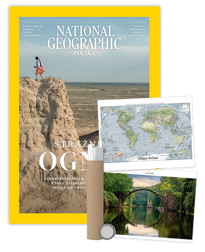 Roczna prenumerata National Geographic z plakatem dwustronnym NG