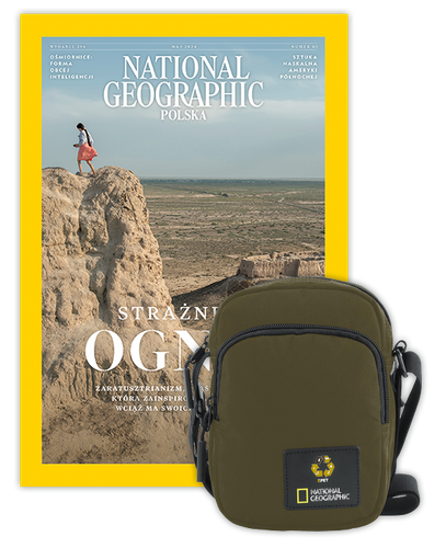 Roczna prenumerata National Geographic z torbą na ramię NG OCEAN KHAKI