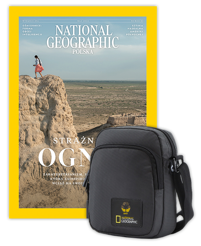 Roczna prenumerata National Geographic z torbą na ramię NG OCEAN CZARNA