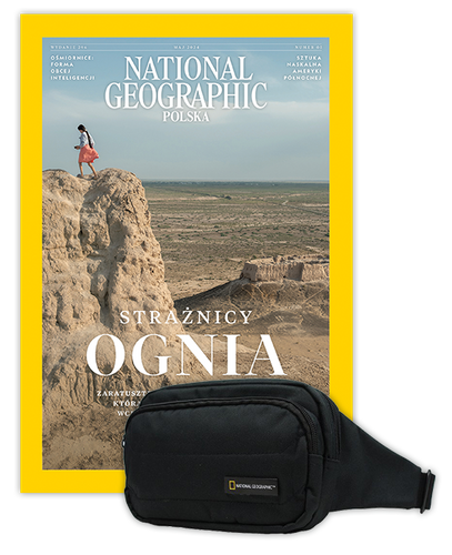 Roczna prenumerata National Geographic z torbą biodrową NG PRO 718 CZARNA