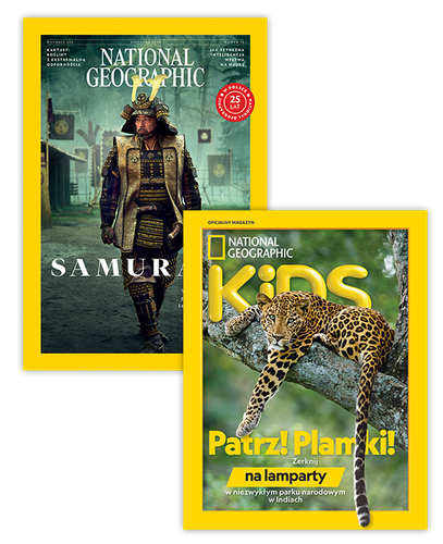 Pakiet prenumeraty: National Geographic i National Geographic Kids