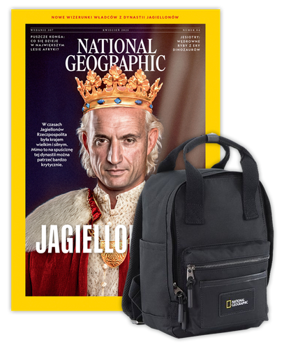 Roczna prenumerata National Geographic z czarnym plecakiem NG LEGEND LARGE