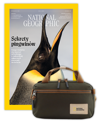 Roczna prenumerata National Geographic z torbą Crossbody z rączką NG LEGEND N19184 Khaki