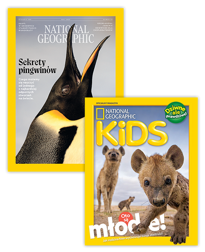 Pakiet prenumeraty: National Geographic i National Geographic Kids