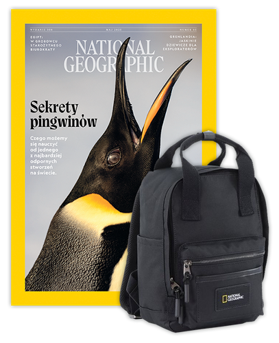 Roczna prenumerata National Geographic z czarnym plecakiem NG LEGEND LARGE