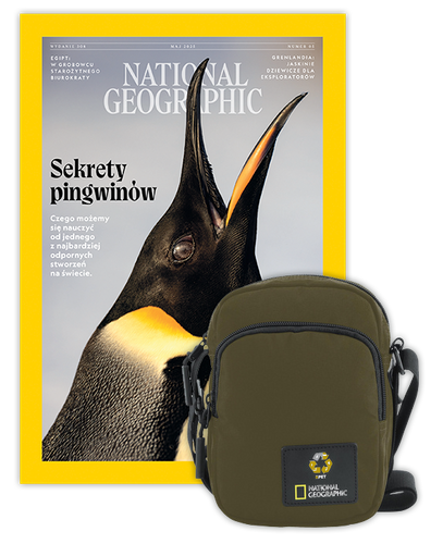 Roczna prenumerata National Geographic z torbą na ramię NG OCEAN KHAKI