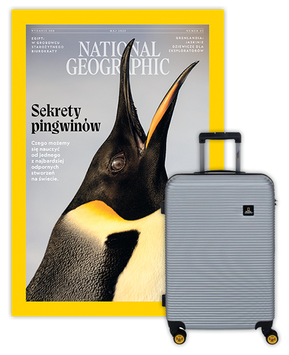 Roczna prenumerata National Geographic z Walizką National Geographic Abroad - Średnia/Srebrna