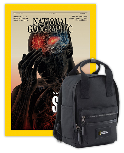 Roczna prenumerata National Geographic z czarnym plecakiem NG LEGEND LARGE