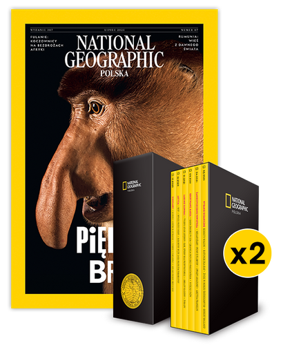 Dwuletnia prenumerata National Geographic z limitowanym Etui NG x2