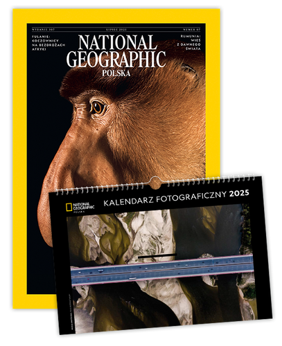 Roczna prenumerata National Geographic z kalendarzem NG 2025