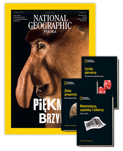 Roczna prenumerata National Geographic z kolekcją 39 tomów Świat jest Matematyczny