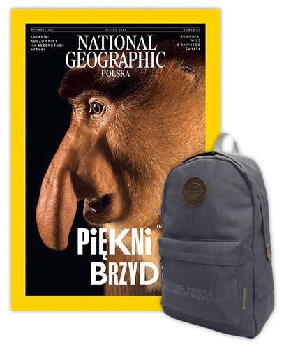 Roczna prenumerata National Geographic z plecakiem 1-komorowym National Geographic Society 7101