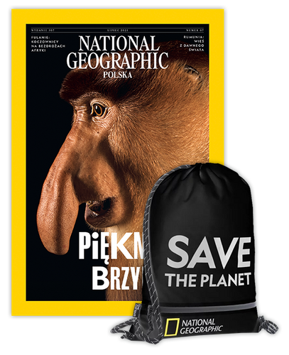 Roczna prenumerata National Geographic z małym plecakiem NG SATURN N08904.06 czarny