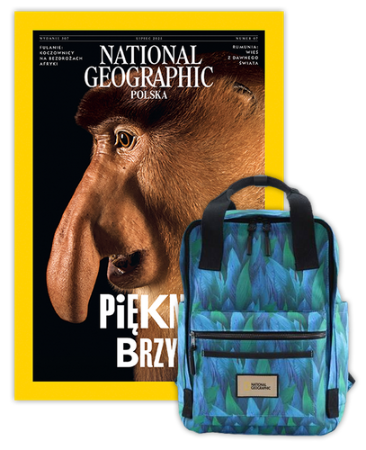 Roczna prenumerata National Geographic z plecakiem NG LEGEND Duży N19180RN