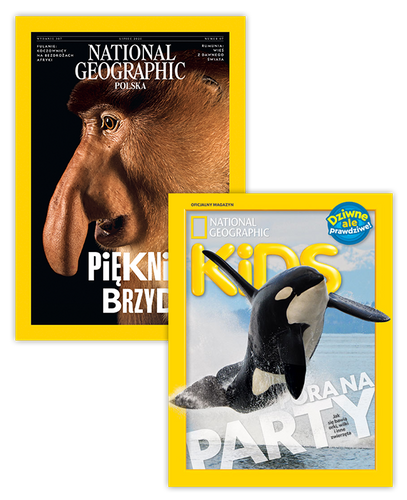 Pakiet prenumeraty: National Geographic i National Geographic Kids