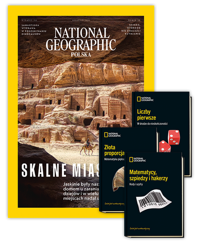 Roczna prenumerata National Geographic z kolekcją 39 tomów Świat jest Matematyczny