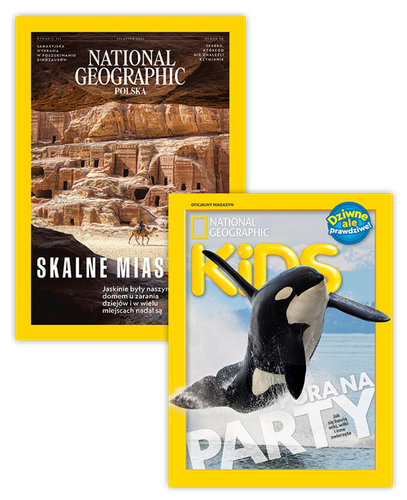 Pakiet prenumeraty: National Geographic i National Geographic Kids