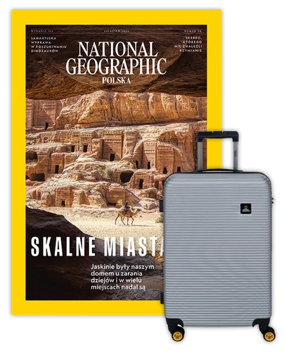 Roczna prenumerata National Geographic z Walizką National Geographic Abroad - Średnia/Srebrna