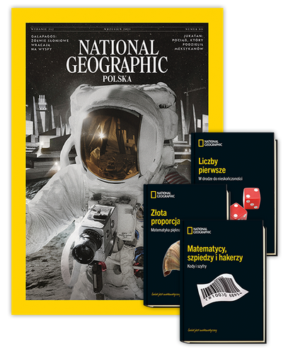 Roczna prenumerata National Geographic z kolekcją 39 tomów Świat jest Matematyczny