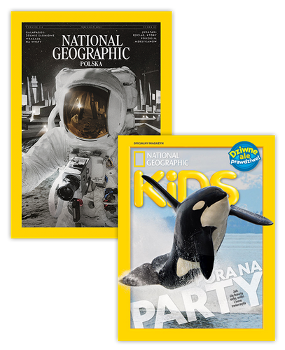 Pakiet prenumeraty: National Geographic i National Geographic Kids