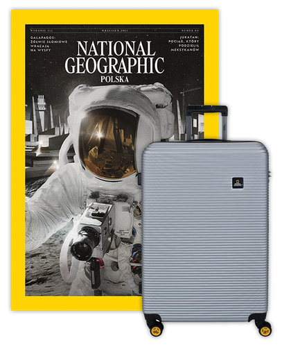 Roczna prenumerata National Geographic z Dużą Walizką National Geographic Abroad Srebrna