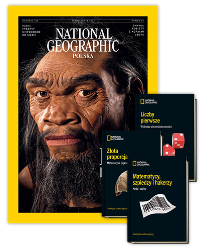 Roczna prenumerata National Geographic z kolekcją 39 tomów Świat jest Matematyczny